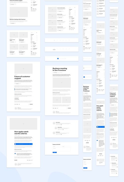 低保真產(chǎn)品交互原型線框模塊組件kit在手機(jī)網(wǎng)頁端UI設(shè)計(jì)中的應(yīng)用與網(wǎng)站開發(fā)實(shí)踐